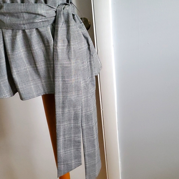 Worthington Glens Plaid belted blosue - Picture 3 of 6